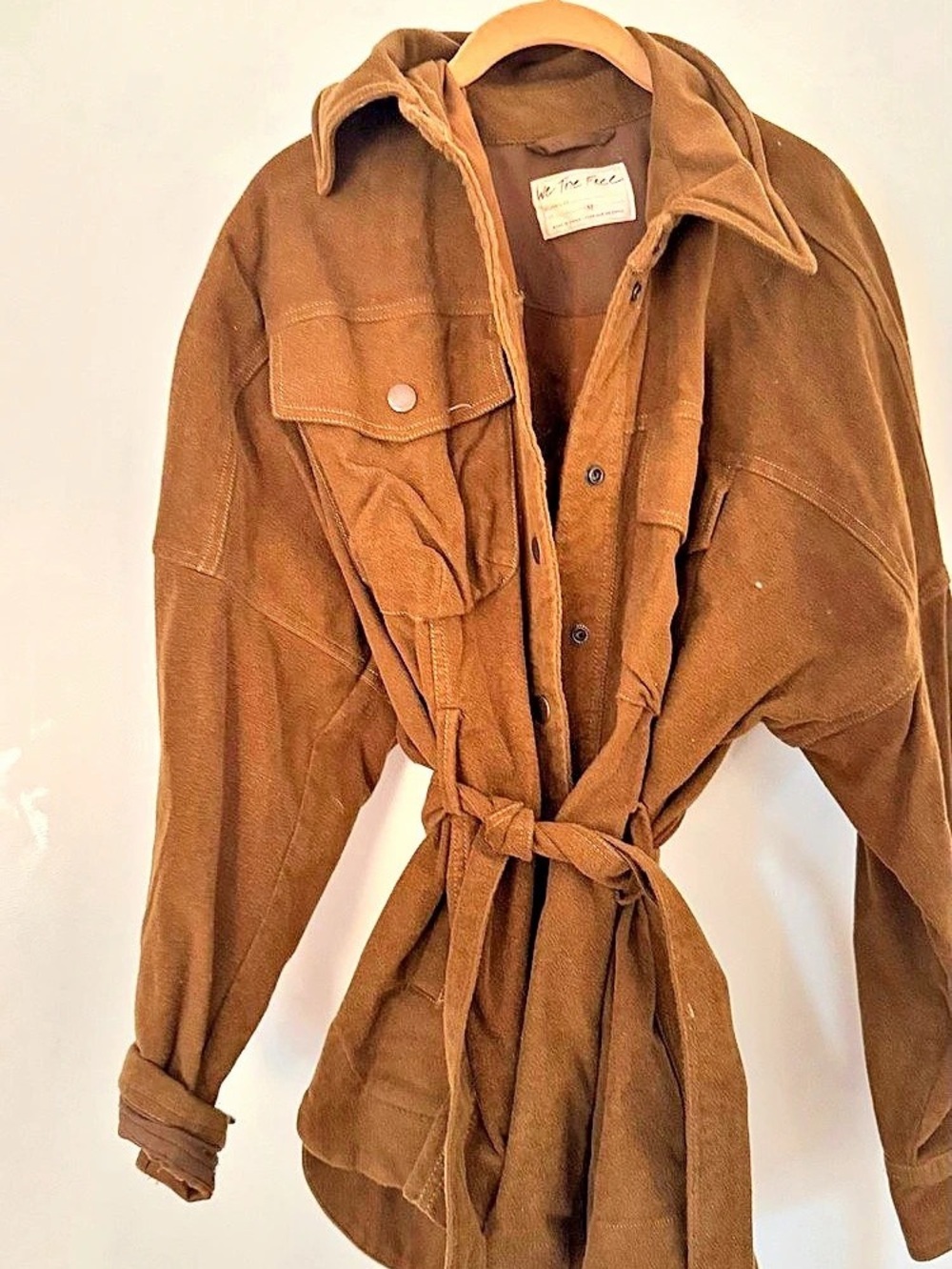 We The Free Utility Jacket Brown Size Medium